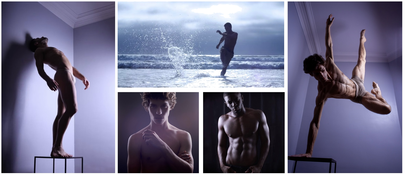 Composite image studies by Benoit Mallory — light, movement and presence